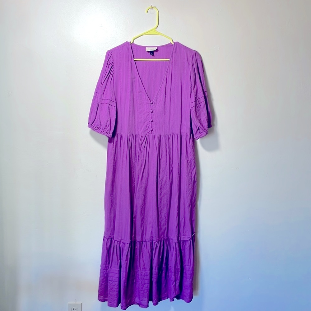 Size XL Target Peasants Dress in vivid purple